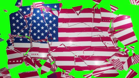 USA-USA-Zusammenbruch-Flagge-Vereinigte-Staaten-Von-Amerika-Amerikanisch-4k